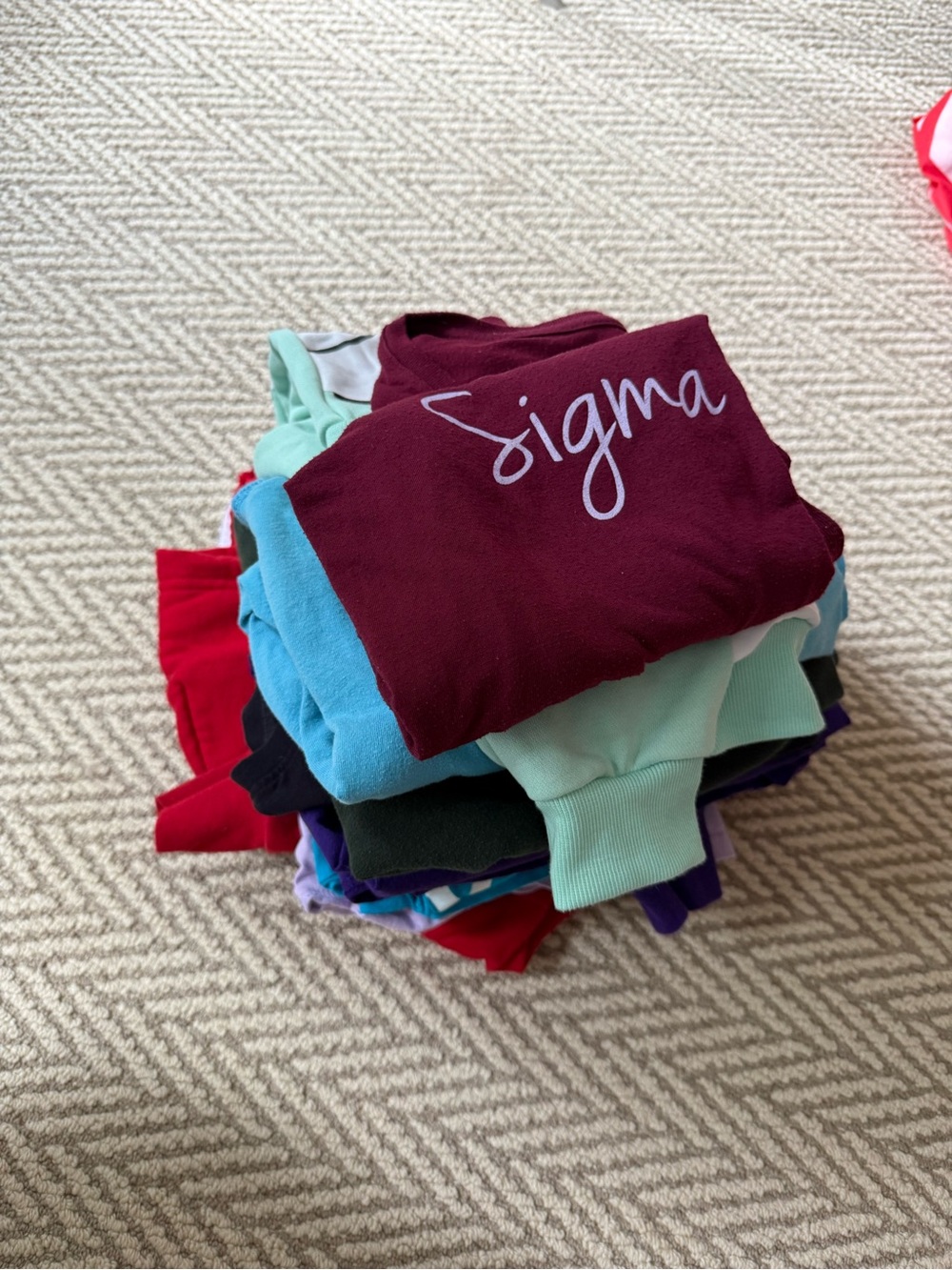 Sigma Kappa letters & t shirts bundle!